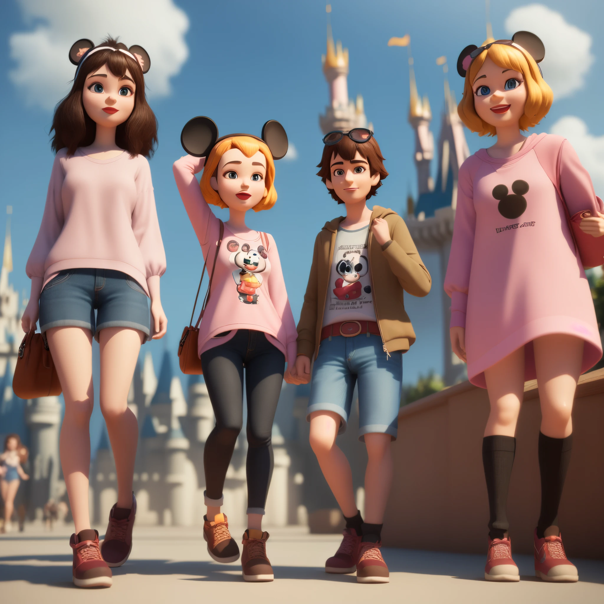 Disney pixar ai 3d character