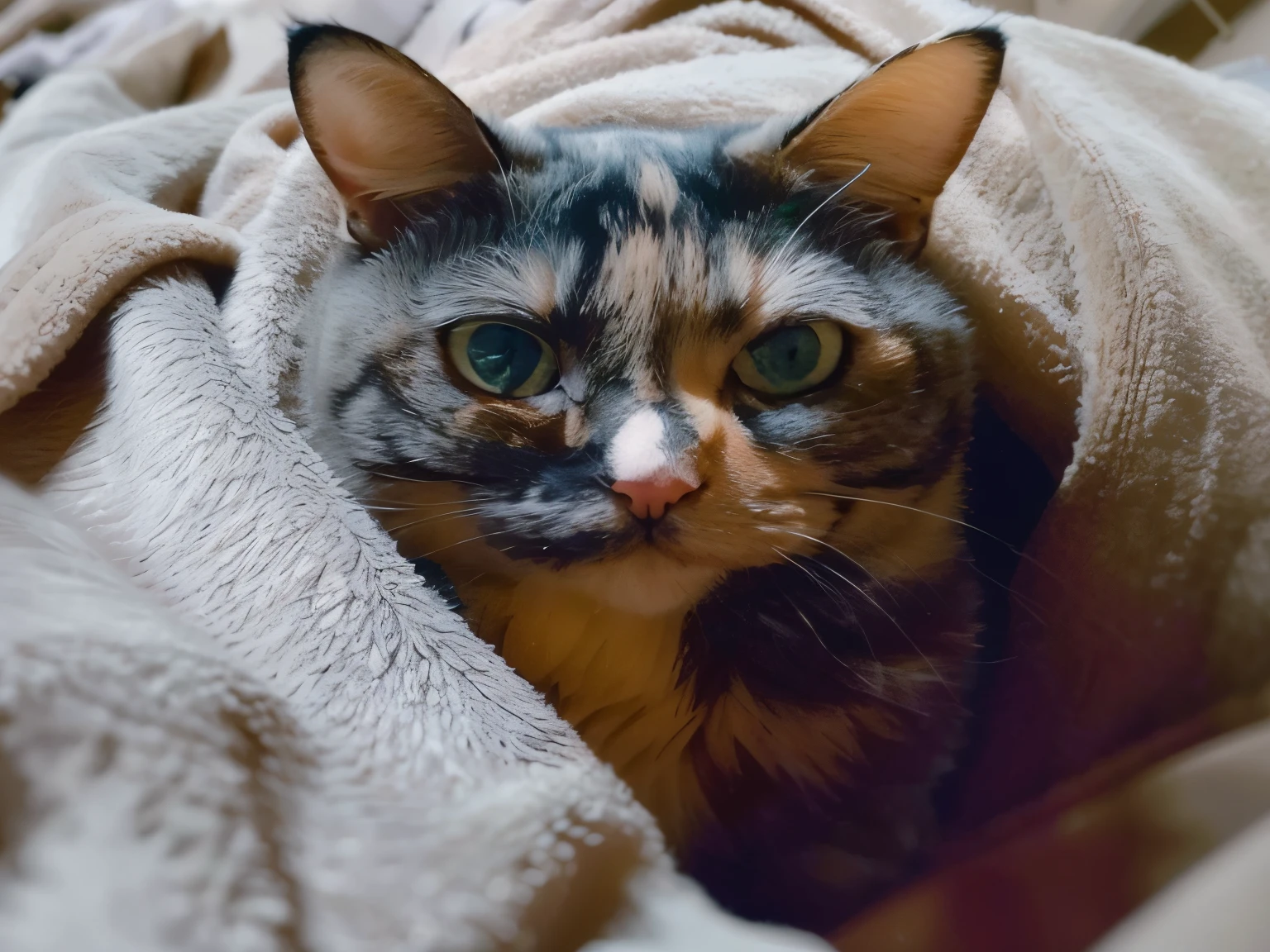 1cat, Maine, Cooncat, main , White cat, cat eyes eyes, light blue  eyes, Heterochromatic, Meadow pupils, sit, during the day, Sitting on the prairie, Long hair, Beautiful detailed eyes, extremely detailed eye and face, Light on Face, Cute, Best Quality, masutepiece, Illustration, extremely delicate and beautiful, Extremely detailed ,nffsw ,Unity ,8K Wallpaper, amazing, finely detail, masutepiece, Best Quality, Official art, Highly detailed ticker Unity 8K wallpaper, absurderes, unbelievable Ridiculous, huge filesize, Ultra-detailed, hight resolution, Extremely detailed, (Best Quality), (Realistic, Photorealsitic:1.2), 8K, Soft lighting, High quality, Official art, Highly detailed ticker Unity 8K wallpaper, Cinematic lighting.