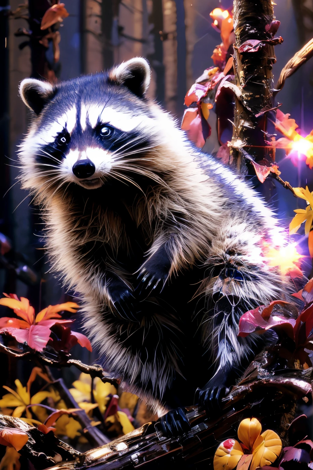 animal，raccoon