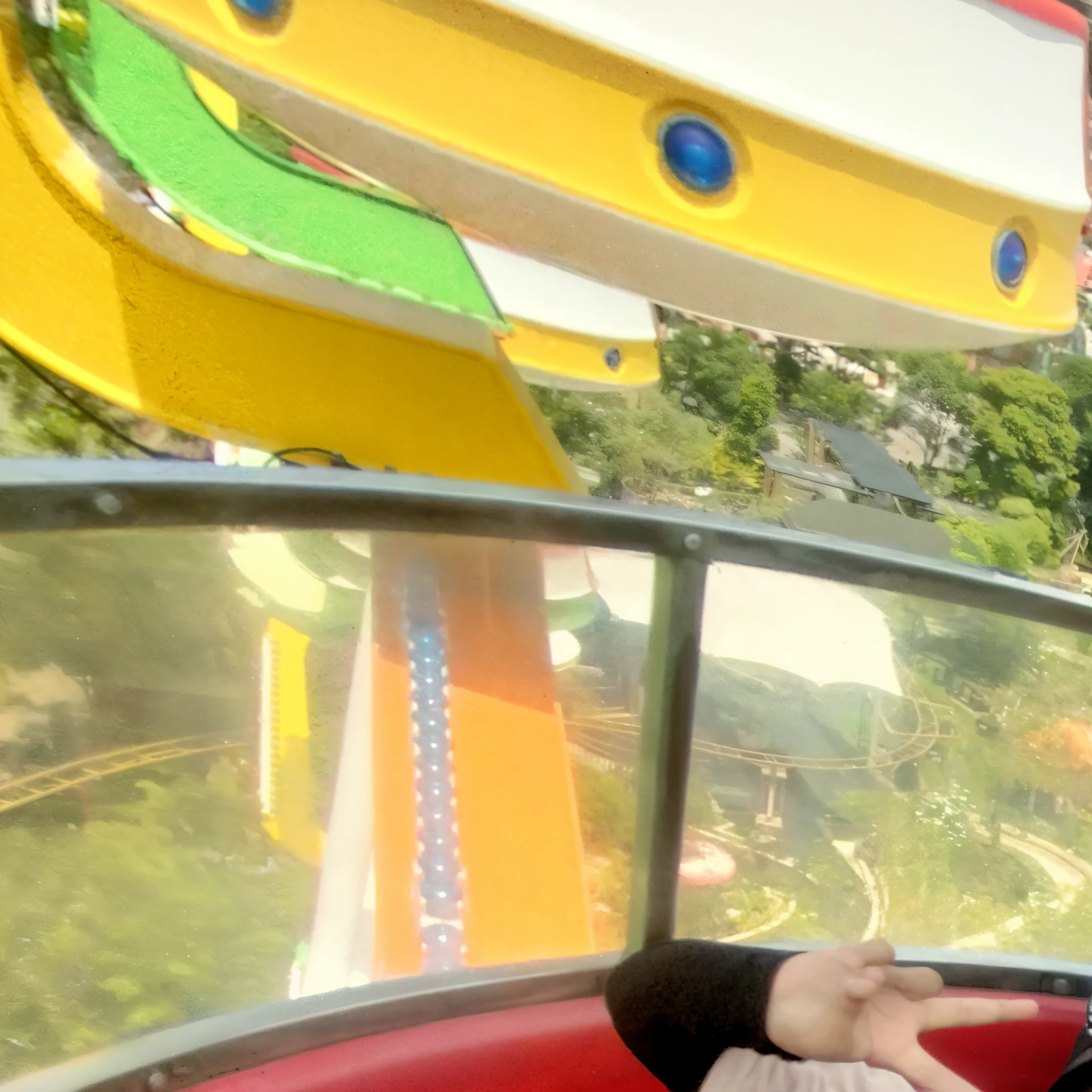 people riding a ride on a roller coaster at a carnival, taken on go pro hero8, at racer track, 3 6 0 capture, rollercoaster, roller coaster, rides, shot on gopro9, amusement park, touring, happy family, selfie, theme park, selfie!!!!!, taken in 2 0 2 0, taken with the best dlsr camera, scenary