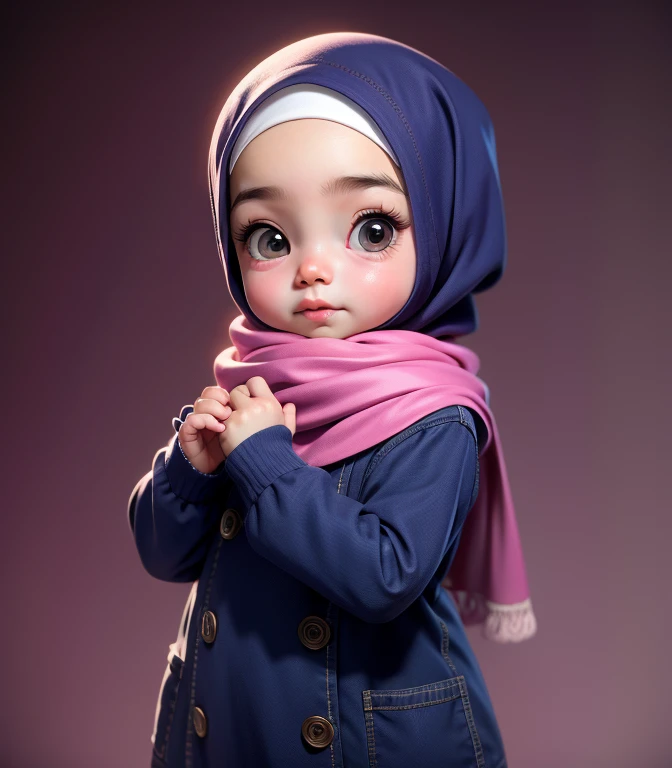 （tmasterpiece) A  wearing a hijab