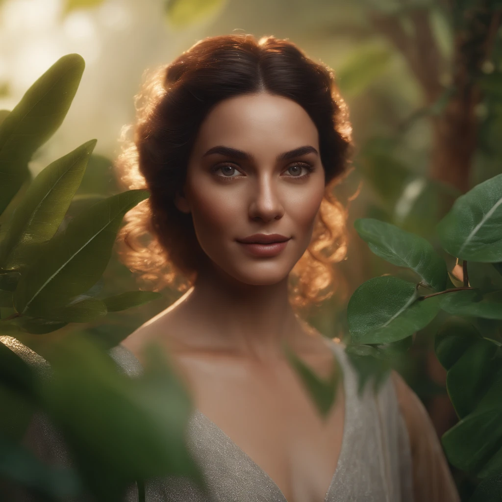 Uma Formiga jaz em uma folha，There is dew on the edges of the leaves，Magic moments，photorealistic cinematic render, Cinematic 3D rendering, Realistic CGI rendering, Depicted as a 3D rendering +1