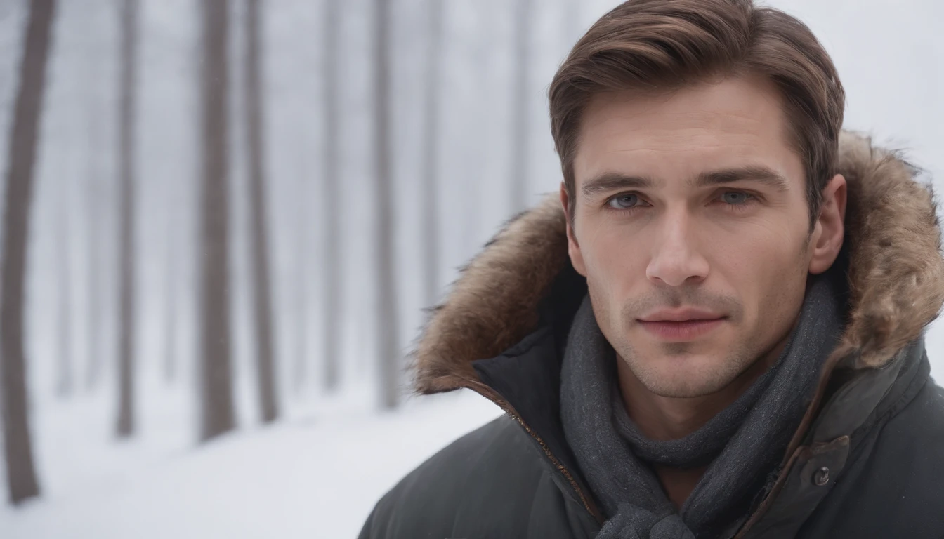 Envision a striking portrait of a man in a snow-covered landscape, with a face that is meticulously crafted for realism and accuracy. Every facial feature, from the contours of his skin to the details of his expression, is rendered with precision. The lines, shadows, and nuances of his face capture the authentic essence of the individual, showcasing a blend of resilience and contemplation amid the wintry surroundings.
The realism extends to his eyes, reflecting the determination and experiences etched into his gaze. Fine details, such as subtle expressions and the play of light on his features, contribute to a lifelike portrayal. The snowland background complements the authenticity, with the winter sunlight subtly illuminating the man's face.
This portrait aims to provide a genuine and accurate representation, ensuring that the viewer connects with the man's character as he stands against the serene beauty of the snow-covered landscape.