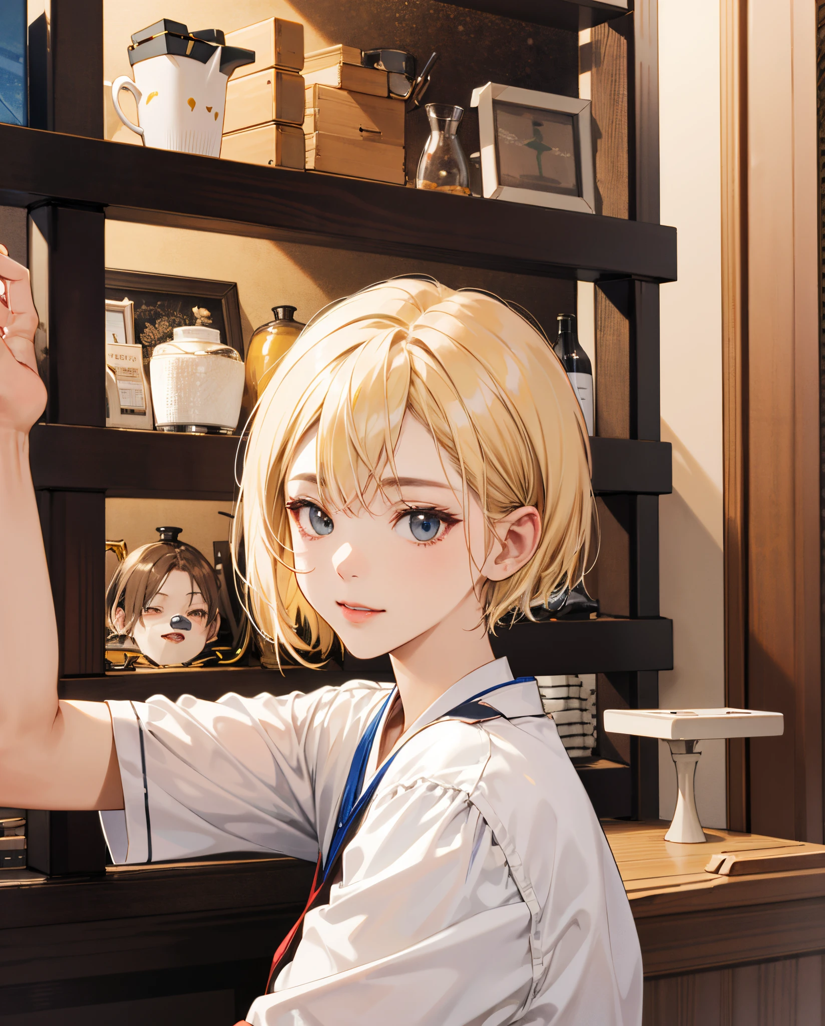 Ero Ahe-face Nakadashi Blonde Shorthair hotel