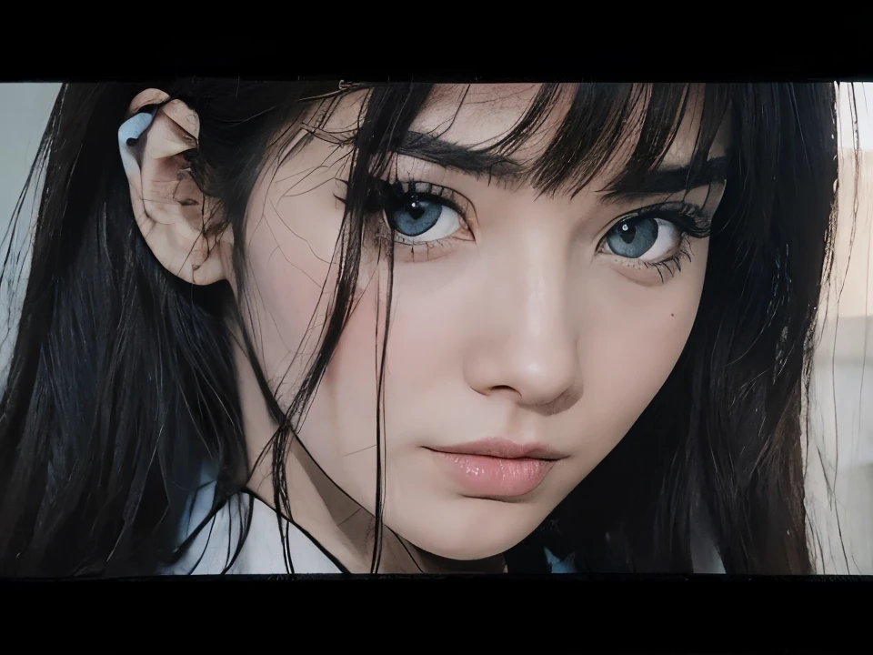 (hig彼st quality、8k、32K、masterpiece)、(Realistic)、(Realistic:1.2)、(High resolution)、Very detailed、Very beautiful face and eyes、1 girl、Delicate body、(hig彼st quality、Attention to detail、Rich skin detail)、(hig彼st quality、8k、Oil paints:1.2)、Very detailed、(Realistic、Realistic:1.37)、Bright colors、Full Body Shot, ((high school girl:1.6, Navy Blazer:1.6, Navy pleated mini skirt)), (Closed blazer, Grey bow tie, White collared shirt, Black thigh-high socks)