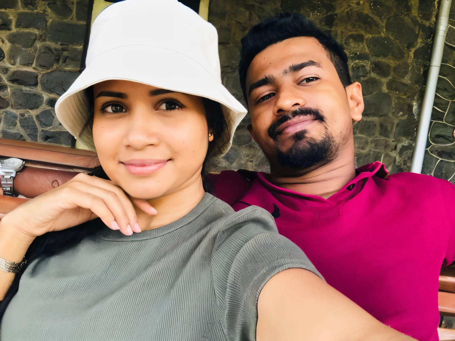 Create a lovely couple photo