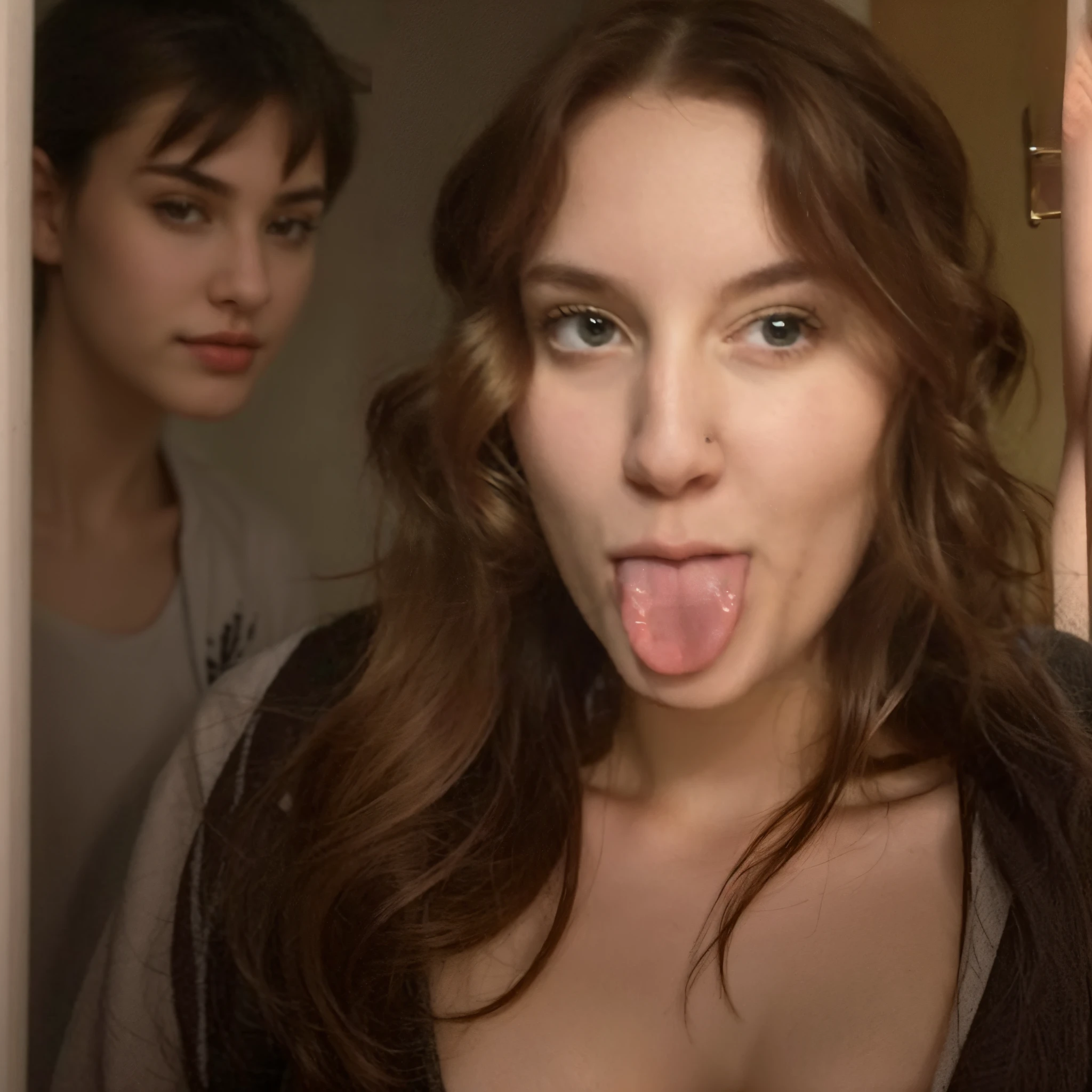 Skinny hot girl huge Tits
