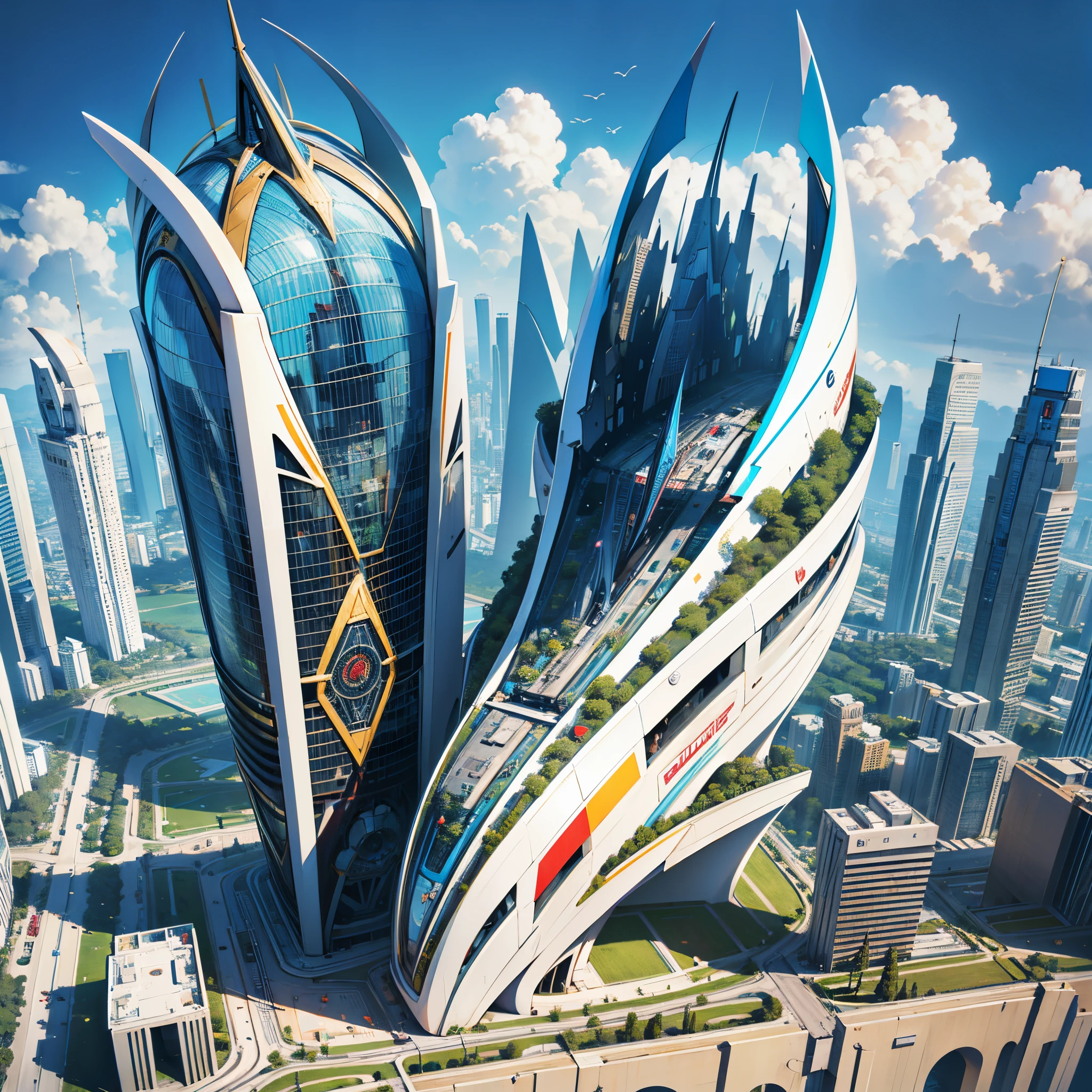 Capsula embrional futurista con (demonios y angeles dentro).