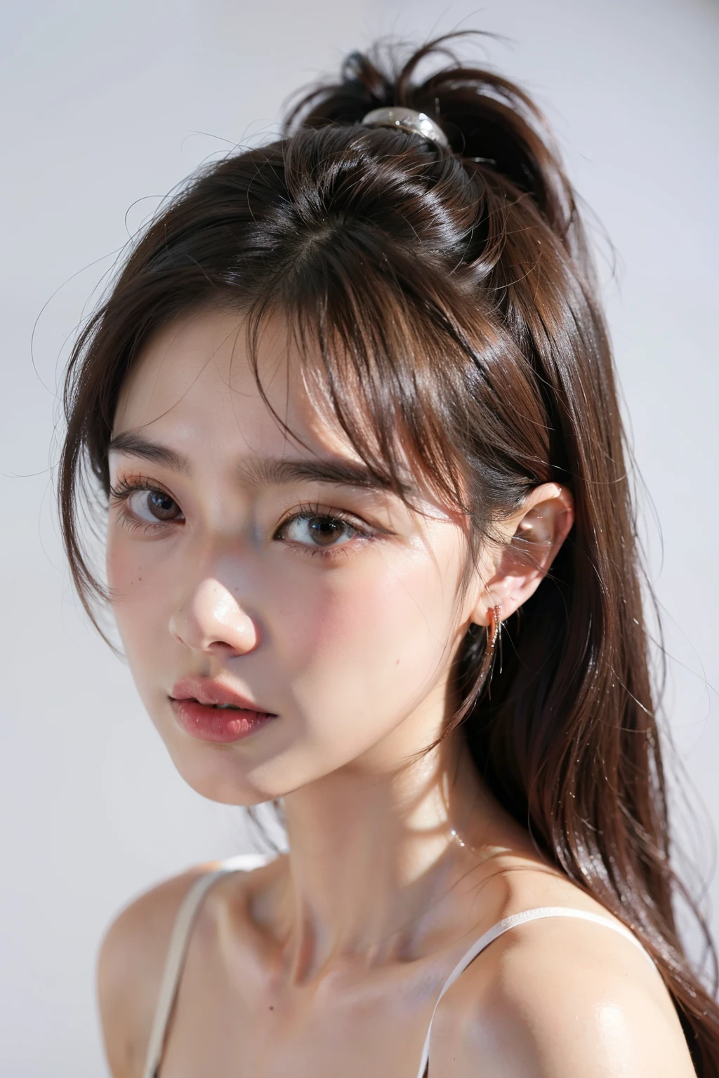 ((Best quality at best)), ((tmasterpiece)), (Detailed pubic hair), Perfect face of a beautiful Korean beauty
