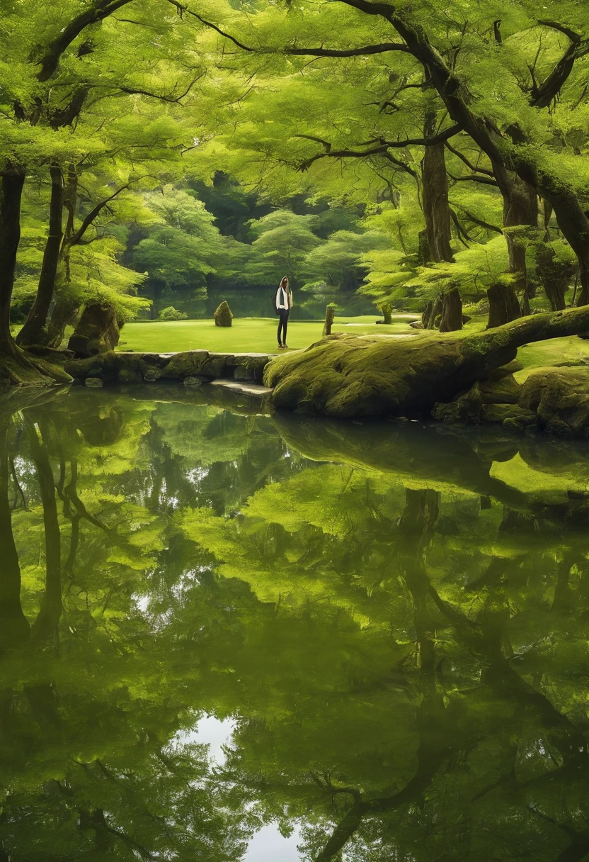 park pond tree々is reflected, a lot of reflection, a green gold forest in japan, Images full of reflection, Incredible reflections, Detailed reflection, Breathtaking - beautiful tree々々taking photo, Breathtakingly beautiful tree々, Detailed reflections, reflecting, Beautiful RTX Reflections, full of regrets, symmetry!!, Brilliant reflections, reflection, symmetry!! Full Shot!!, beautiful reflection