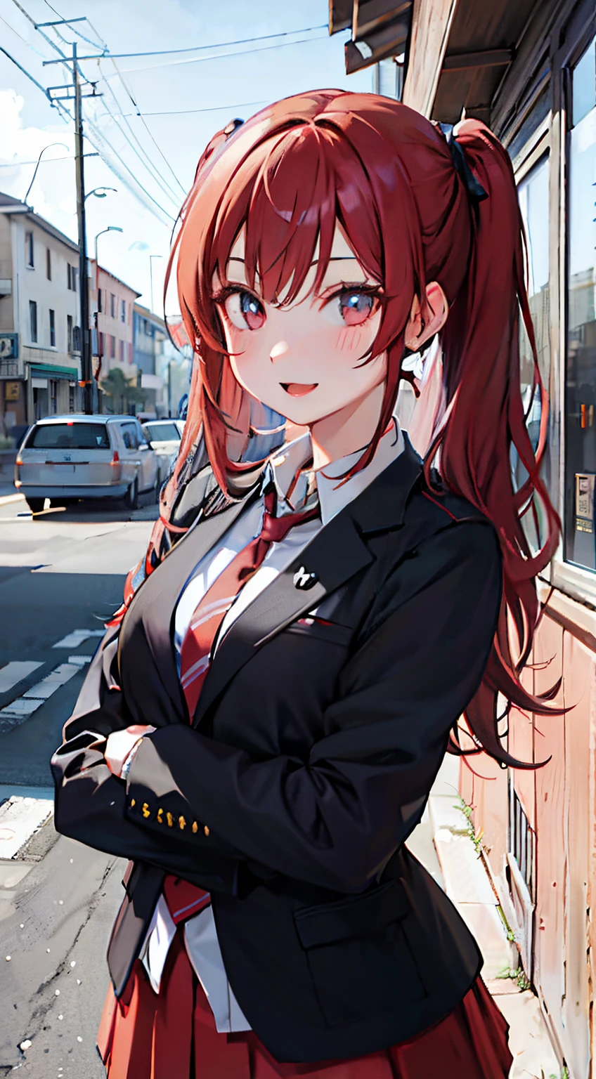 anime girl, curious