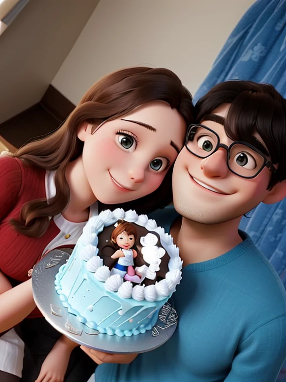 they are posing for a picture with a cake in their hand, happy couple, lovely couple, with her long, 2 7 years old, profile picture, 2 8 years old, 2 2 years old, 2 3 years old, 21 years old, photo taken in 2 0 2 0, 2 9 years old, 2 5 years old, 25 years old