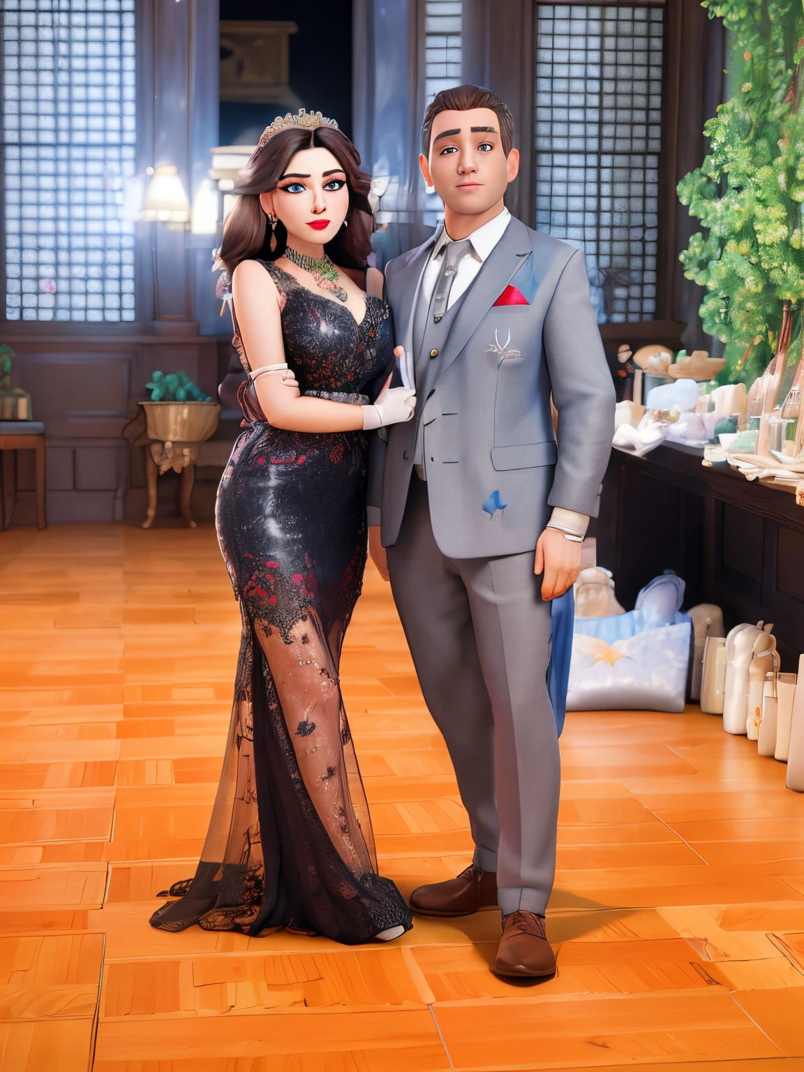 (masterpiece), best quality, highest quality, extremely detailed CG unity 8k wallpaper,original,highres,(depth of field:1.5),realistic:1.3, breasts,Bridal_Portrait_Style,1girl, earrings, solo, jewelry, black_hair, red_lips, lipstick, dress, long_hair, makeup, elbow_gloves, gloves