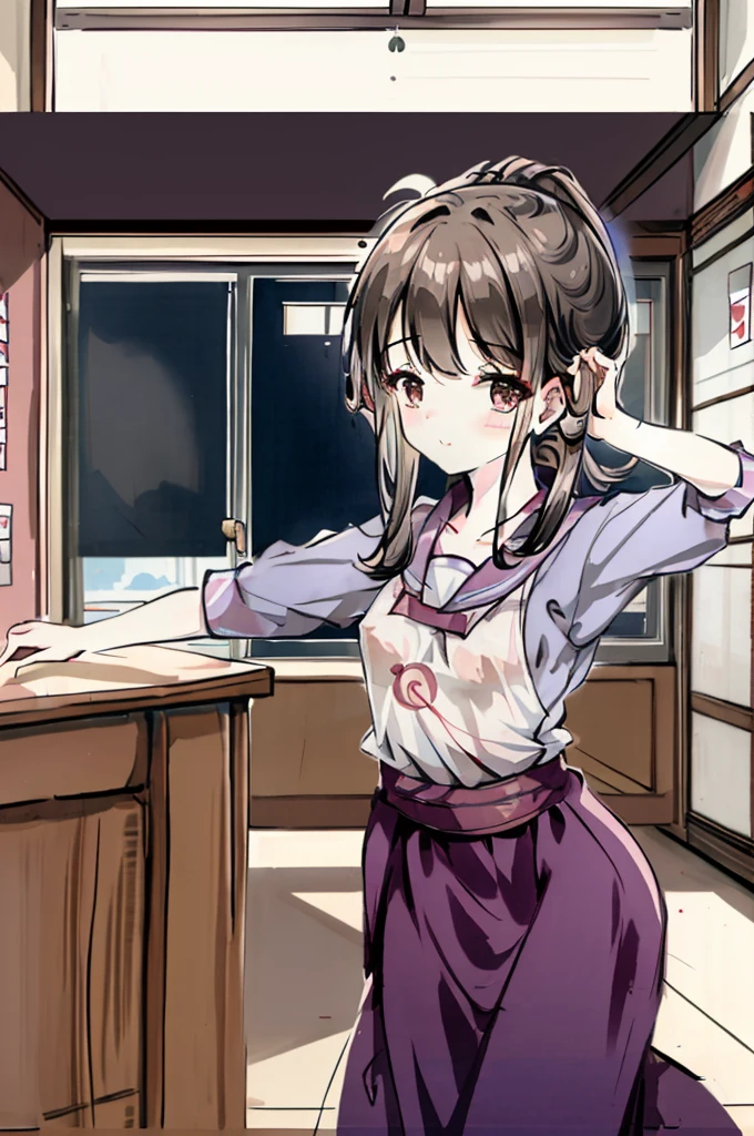 nipple play,First God,Zhongli Lakeside,dance ballet,girl,Classroom,desks,cleanness