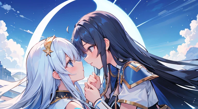 black athena＆Athena　Best Quality　blue-sky　Kaihara　Before the kiss