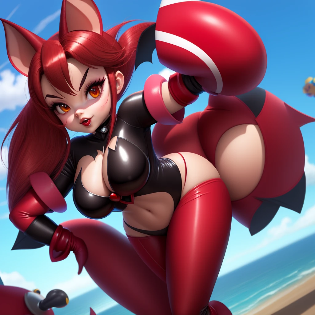Rouge the bat in sonic heros outfit