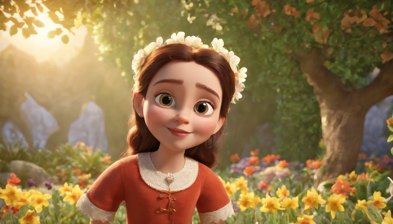 a cartoon of biblical times "Generate a realistic depiction of a very beautiful garden with many big mansions, and many animals, com flores coloridas ao redor e luz suave iluminando seu rosto." high definition image, detalhamento alto e estilo fotorrealismo. Imagem com pelo menos 300 dpi, UHD 8k
in heaven, a very beautiful place in heaven, animated film, 3 d animated movie, animated still, animated movie, inspired by Johannes Helgeson, jesus wasted at a party, animation film, animated film still, rendered in corona, epic illumination, 3 d animated, 3d animated, he is greeting you warmly Caractere estilizado, animation style rendering, 3D estilizado, Arnold Maya render, 3 d render stylized, toon render keyshot, Personagem 3D, Personagem 3D, 3d rendering stylized, 3 d character render, personagem de desenho animado, Personagem de close up, Pose de personagem, (Estilo Pixar) (master part:1.2) (Bokeh) (best quality) (pele detalhada) (textura detalhada) (8k) (argila) (Cinematic lighting) (foco nítido