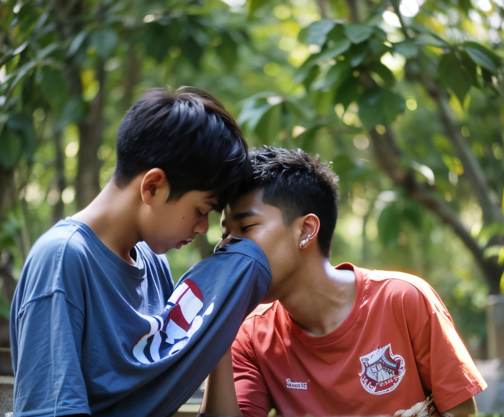 Portrait of two boys