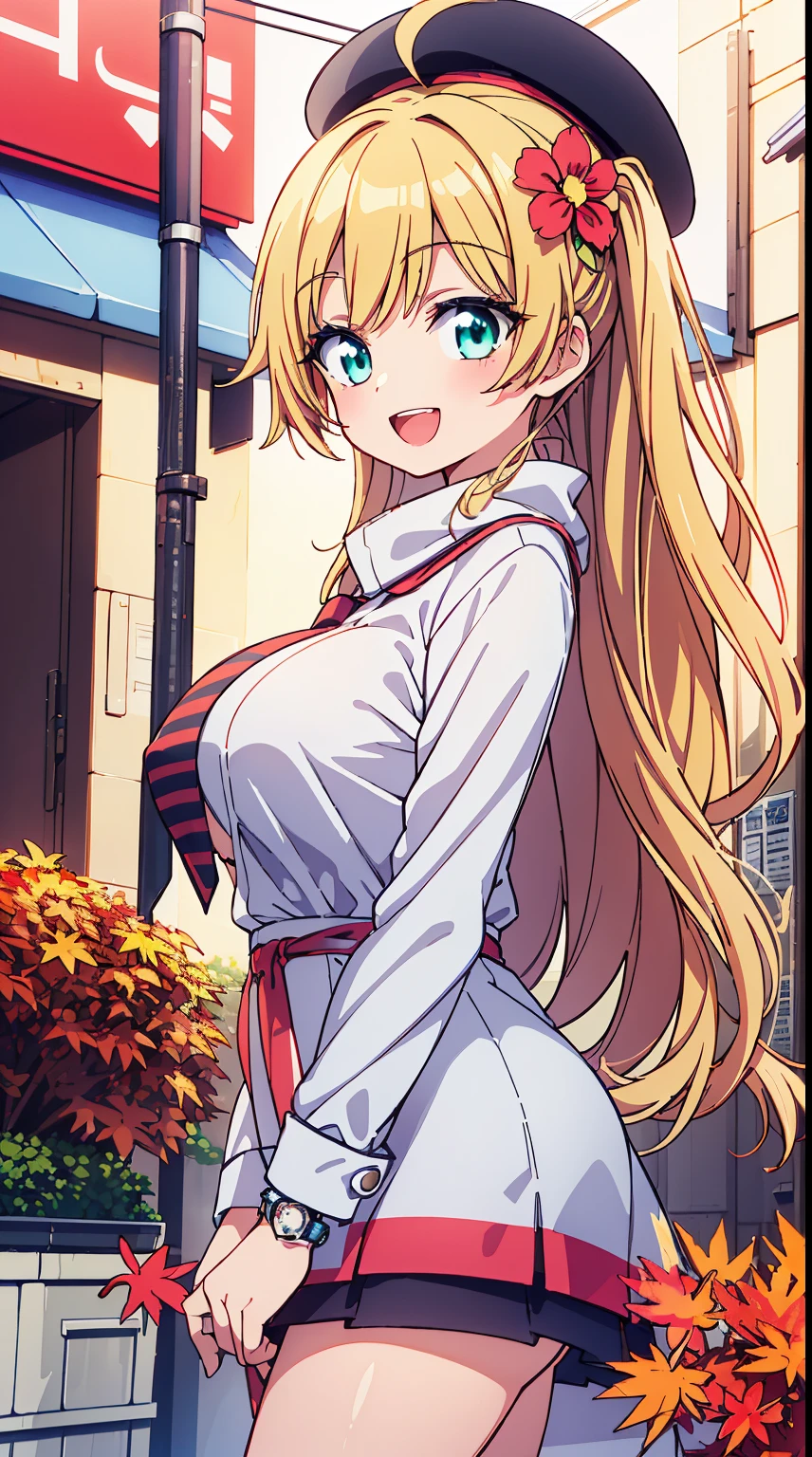 (Absurd realistic structure details),(High resolution complex and detailed text quality),(High-resolution microstructure、High poly 3 boobs boobs D rendering correction),Methods of geometry,Careful explanatory anatomy,
BREAK,
1 beautiful girl, girl with, (Cute:1.5),(Chibi:0.5),(kawaii:2.0),(Lori:2.0),( girl),(large full breasts:1.65),(Ahoge,High Ponytail,Blonde hair, blue bow, Green eyes,eyebrows visible through hair,side locks,Parted bangs,Long hair, Hair Flower, Hair Ornament, Curly hair,Bow:1.4),:D,(Angel,White feathers, one white winged, Angel wings,Spread wings, Glowing wings),pitt \(Kid Icarus\),gleaming skin, Clear skin, shining beautiful skin, Open mouth,Smile, Solo, tusk, Upper teeth,(long eyelashes, Double eyelids:1.2),Solo,gleaming skin, Clear skin, Beautiful skin,(best quality face),(Top quality glowing eyes),(The best smile,:D:1.45),
BREAK
//Fashion
Casual Parisian Stripes Look,
Breton striped top, knee-length A-line skirt,
Ballet flats, wool beret, draped scarf,
Minimal accessories, like a wristwatch and a trench coat,
BREAK (Red Theme:1.2), (Red tie:1.4), (red lines on dress:1.2),
BREAK,(Sunset), (There is a picture of a road made of electric wires and poles......, anime countryside landscape, Anime Background Art, Anime landscapes, very detailed illustration.", anime style cityscape, style of makoto shinkai, anime backgrounds, Anime landscapes, in the style of makoto shinkai, painted in anime painter studio:1.3),Waterfall,depth of fields,a closed mouth,(Osaka in Autumn:1.55), blush, bottles, (Look back:0.6), (Sexy Pose:1.2), (tilt head:1.1),
BREAK, (Dynamic Angle,from the front side:1.2), wakame,wakame,wakame,
BREAK,(Blurry background:1.3),(absurderes, hight resolution, Super Detail Art),cel shading,Clear Color, Lonely optical effect, Beautiful pictures, Bright glow, mystic atmosphere,(Close-up of girl:1.1), (Bright glow, Light particle effect, light leaks, Aerial effects:1.1), clean line drawings,Clear Color, Beautiful pictures,