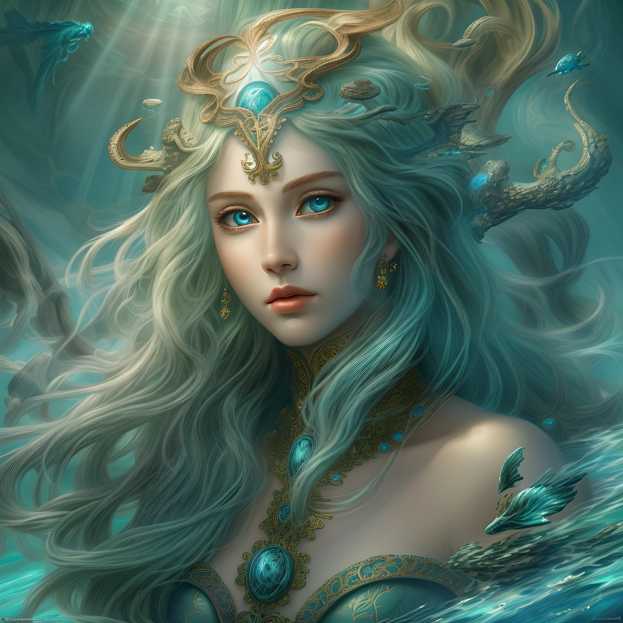 fantasy art [[undersea art 1.6]] (masterpiece:1.5), highly detailed, best quality, highres, [[[undersea scene]] female, elf and an epic turtle (intricate details, fantasy art, Masterpiece, best quality: 1.5), [anatomically  best detailed] (fantasy art, Masterpiece, best quality: 1.4), ultra feminine, druid, cleric of sea, (intricate details, fantasy art, Masterpiece, best quality: 1.4) with a long curvy hair, light green hair, blue eyes, (fantasy art, Masterpiece, best quality), ((beautiful delicate face)), Ultra Detailed Face (1.6 intricate details, fantasy art, Masterpiece, best quality), an undersea setting background,  fantasy sea, underwater light, [[natural sea life elements]], sun rays,  dynamic atmosphere, soft light, dynamic light, high details, best quality, 8k, [ultra detailed], masterpiece, best quality, (extremely detailed), dynamic angle