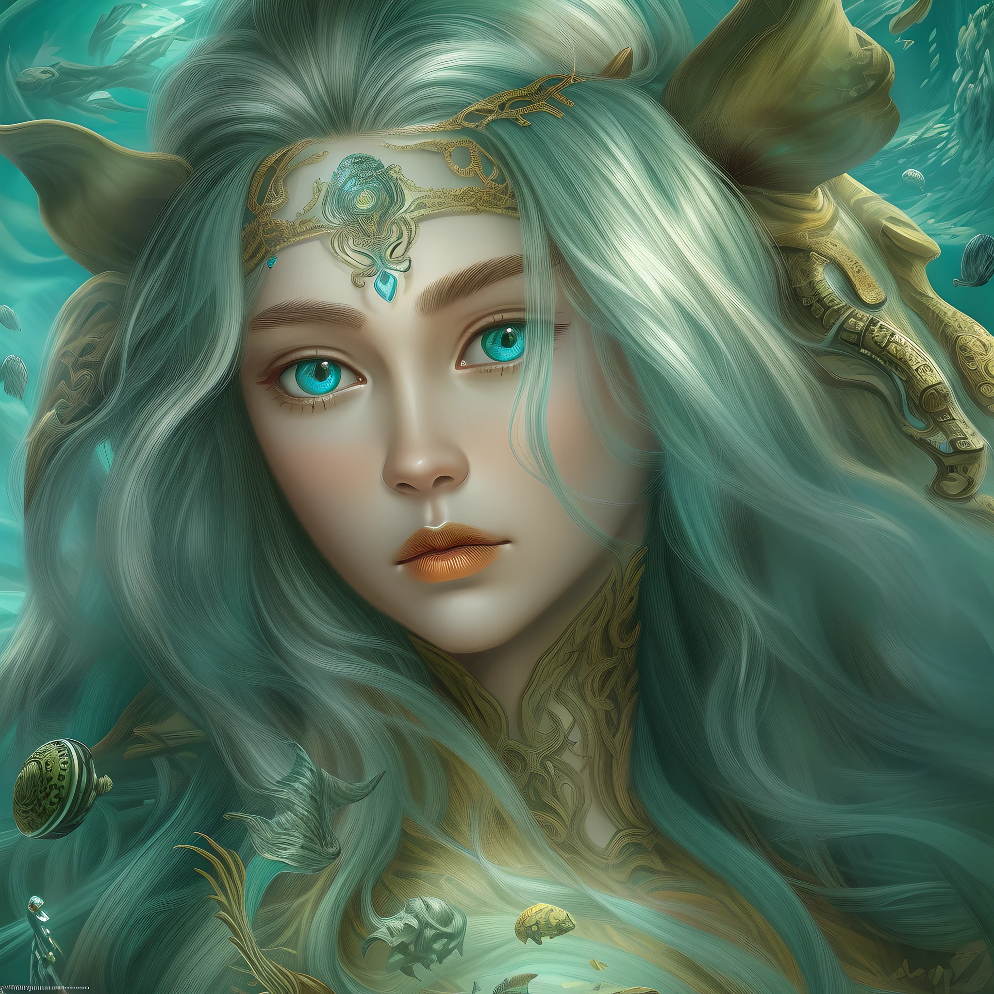 fantasy art [[undersea art 1.6]] (masterpiece:1.5), highly detailed, best quality, highres, [[[undersea scene]] female, elf and an epic turtle (intricate details, fantasy art, Masterpiece, best quality: 1.5), [anatomically  best detailed] (fantasy art, Masterpiece, best quality: 1.4), ultra feminine, druid, cleric of sea, (intricate details, fantasy art, Masterpiece, best quality: 1.4) with a long curvy hair, light green hair, blue eyes, (fantasy art, Masterpiece, best quality), ((beautiful delicate face)), Ultra Detailed Face (1.6 intricate details, fantasy art, Masterpiece, best quality), an undersea setting background,  fantasy sea, underwater light, [[natural sea life elements]], sun rays,  dynamic atmosphere, soft light, dynamic light, high details, best quality, 8k, [ultra detailed], masterpiece, best quality, (extremely detailed), dynamic angle