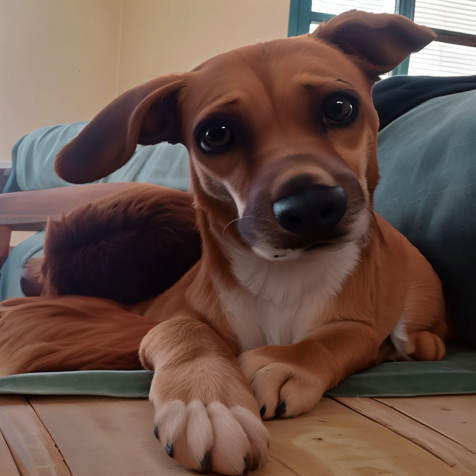 brown dog