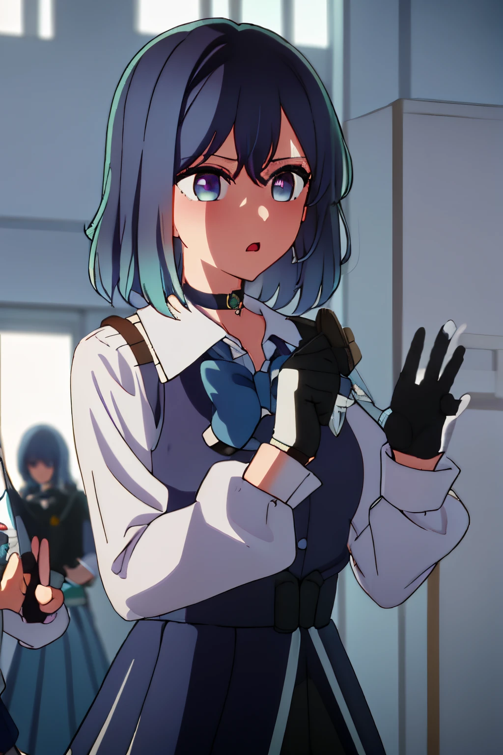 (highest quality、High resolution、8K、masterpiece:1.2),1 girl, table top,highest quality,1 girl,Rei Ayanami、((Bunny ears,collar、tuxedo、yellow rubber bunny girl suit、black pantyhose、Yellow high heels))、shiny skin, (delicate), (((I was scared、overflowing tears、surprised)))、((girl lying on a box、girl Boxed))、(Curled up、From the side、From above、tied arms、arms behind)、(((gag)))、Tears running down my cheeks、torn clothes、huge tit,wet skin、choker、choker (gift boxの女の子), Full body Esbian, Boxed, now、ribbon, blush, Christmas, gift box, tied my wrists, restrained、drooling、ball-gag , vibrator masturbation、panties vibrator、Nipple Vibrator、used condom、garbage、used tissue、wet body、Full body covered in semen、Man Taking Pictures、The men around me were grinning and taking pictures..