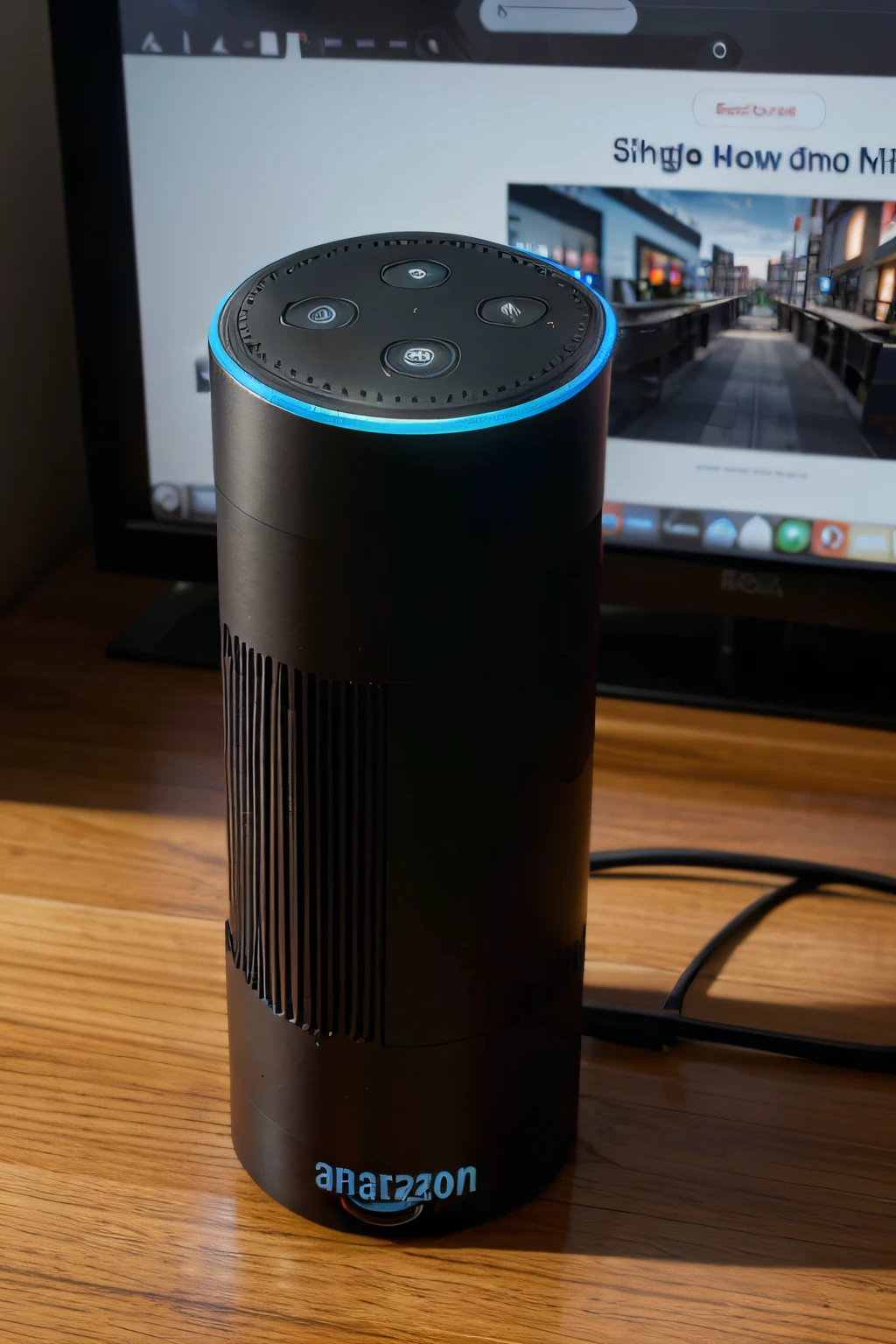 A technological device similar to Amazon's ALexa with the name "FocusFlow"