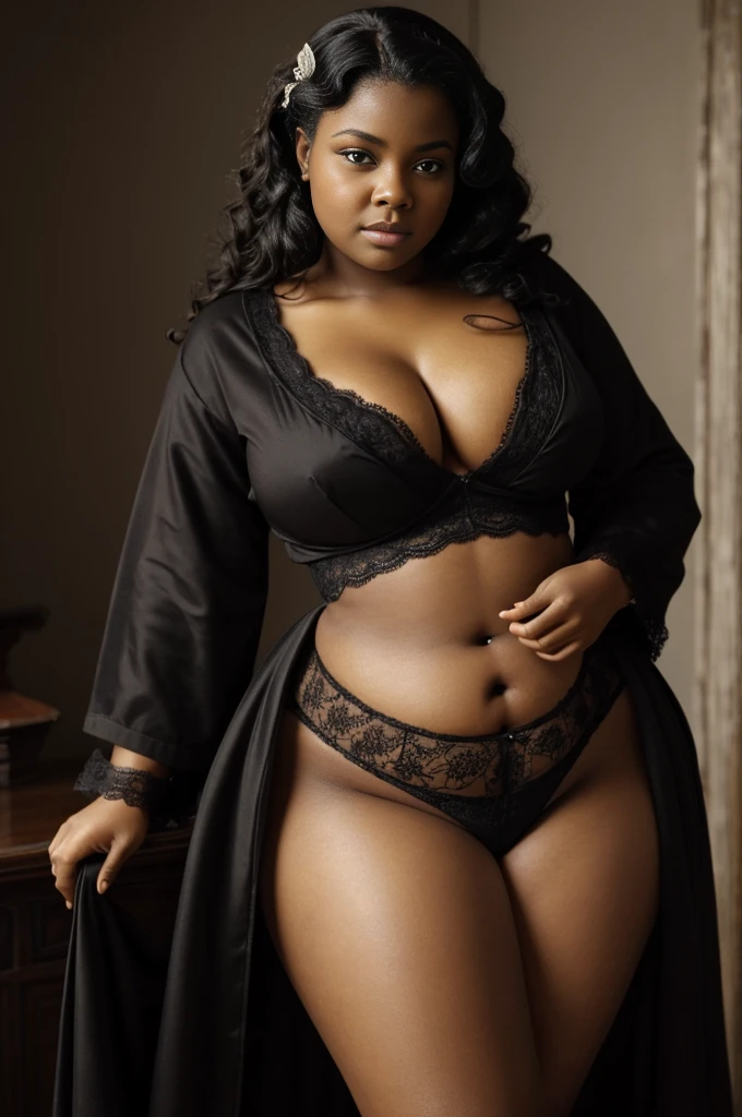 ebony, Adolescent, nue , Very detailed, Robe moulante , chubby, photo vintage, very Busty, visage parfait, erotick, 1882, aroused, american shot (3/4 coups) moulant, erotique, award-winning photo.Des yeux parfaits,