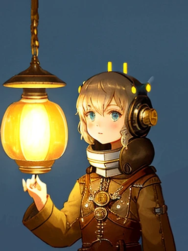 Object Head,lamp head human,Explorer,adventurer,animesque,steampunc,Fashionable