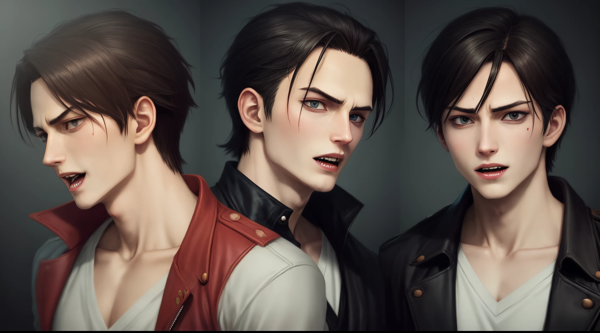 Eren yeager as a vampire