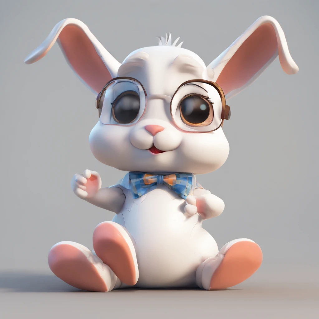 1 white rabbit,emoj,anthropomorphic styles,Disney style,Black strokes,differentemotions,Multiple pos and expressions,8k --ar 3:4--Cute style--