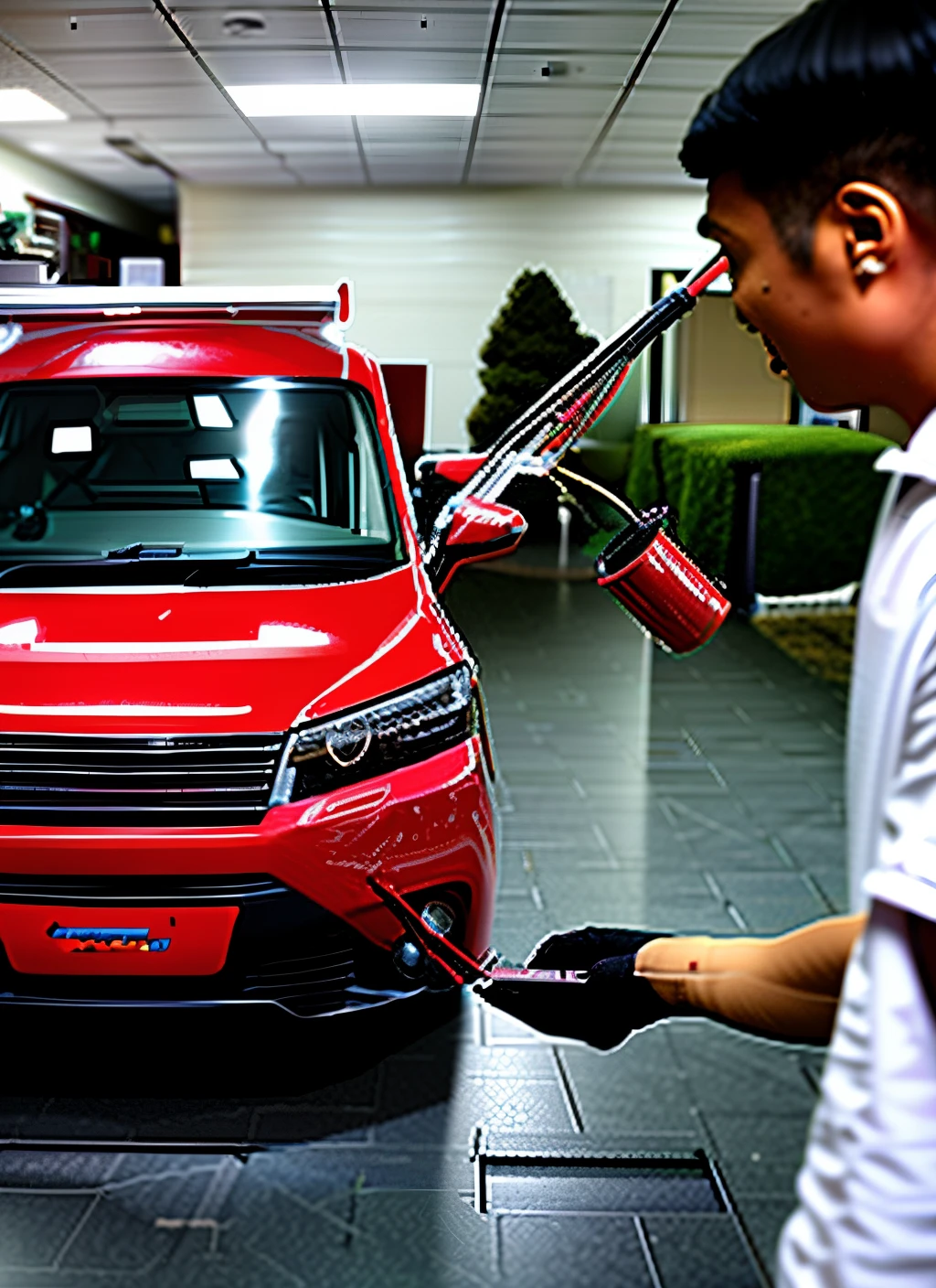 Toyota vellfire engine oil exchange