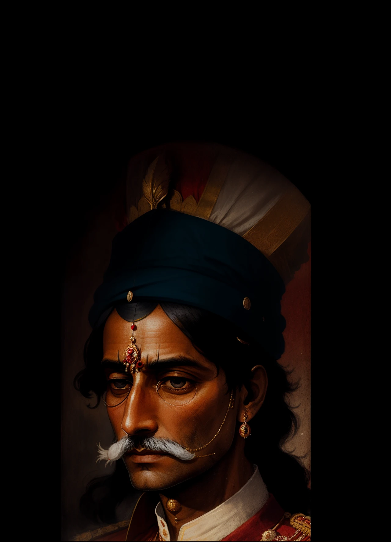 Indian king whose one eye was blind