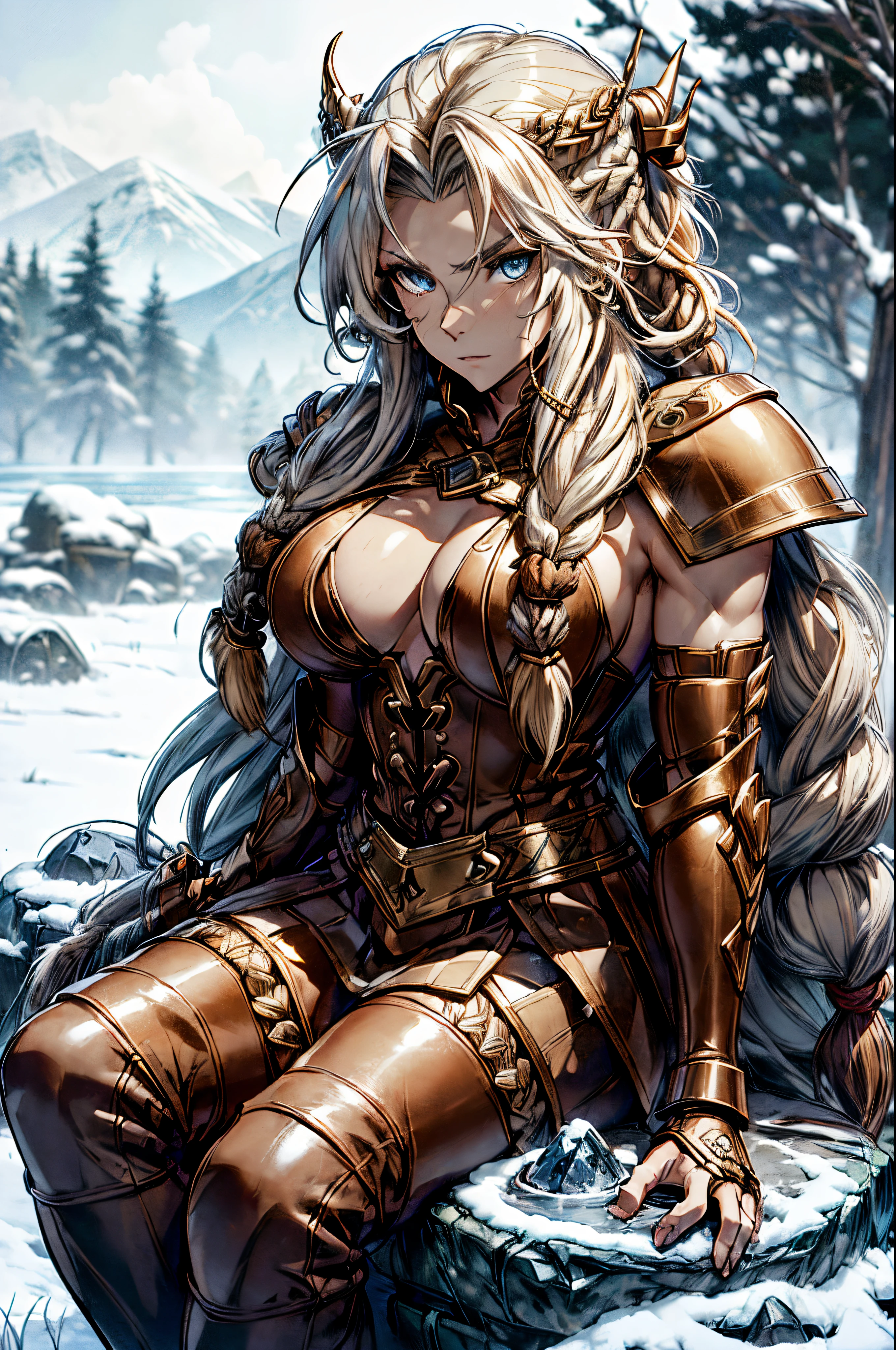 beautiful woman, viking warrior, fur cloak, armor, wavy hair, (closeup, portrait shot), (solo), realistic, depth of field
best quality, masterpiece, high_res, 1girl, waist high portrait of a beautiful cute woman in her twenties with long,,redhead ginger hair, Beautiful face, almond shaped eyes, on the beach, messy hair, wearing skimpy summer dress with ample cleavage, no bra, bare feet, tyndall effect, photo realistic, rim lighting, two tone lighting, (high detailed skin:1.2), 8k uhd, dslr, soft lighting, high quality, volumetric lighting, candid, Photograph, high resolution, 4k, 8k, absurdres.
Woman, One, Portrait, 18 Years old, Scandinavian, Muscular, Naked, Viking costume, Armor , Blonde hair, Messy hair, Braided hair, Fluffy hair, Long hair, Dark light skin, Forest, Lake, Mountains, Snow, Realism
solo Female viking, (young:1.2), (muscular:1.2), fit, wearing brown furs and hides, (wearing furs:1.3) (blue norse tattoos:1.2), (Dreadlocks:1.7), (Dreads:1.4), (Sideshave:1.6), warrior hair, Setting is a Scandinavian forest in winter, snow, bare arms, exposed naval, (abs:1.2). Highly detailed, norse, berserker, arm muscles, leg muscles, (bulky:1.2), leather straps, (large breasts:1.3), waist up, wide waist, stocky, (tall:1.4)
((close-up)), Woman (knight, Wavy Hair), Looking at Viewer, Wearing (((Leather pants, breastplates, gorget, pauldron, expenses, vambraces, gauntlets, thighs thighs thighs thighs, greaves, Sabaton, Pauline, cups, Prackard, Rib Race, Breast Place, Falls, scabbard, Guard Braces, Shoulder Armor)))
8k, complex, elegant, highly detailed, majestic, digital photography, denim lens, surrealist painting, beating magic, winding lightning magic, (masterpiece, side light, fine beautiful eyes: 1.2), HDR, Void 5 energy lightning storm, pale skin, glowing skin, ( Sitting on a stone: 1.5), delicate face, wearing palatial blue armor, bare shoulders, navel, short skirt, fine blue armor, raining, beautiful, facing the camera, masterpiece, upper body,