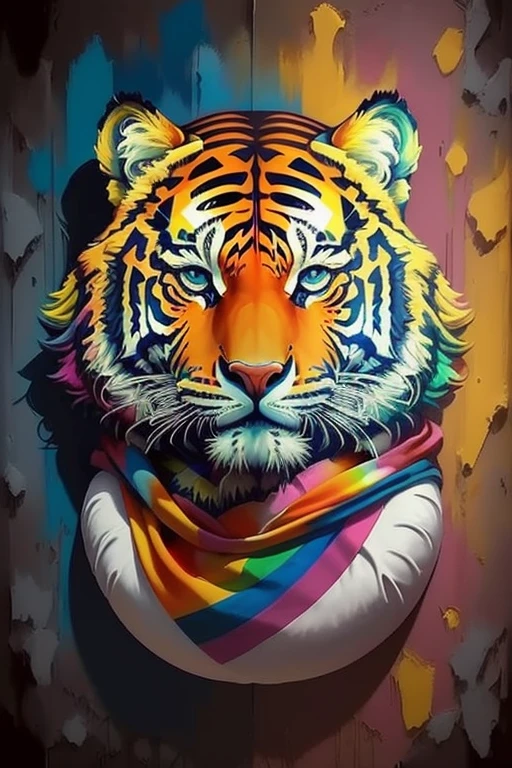(Tigre), Eduardo Kobra padding ,wall PORTRAIT geometric multidimensional, art, chibi,
yang08k, beautiful, colorful,
masterpieces, top quality, best quality, official art, beautiful and aesthetic,