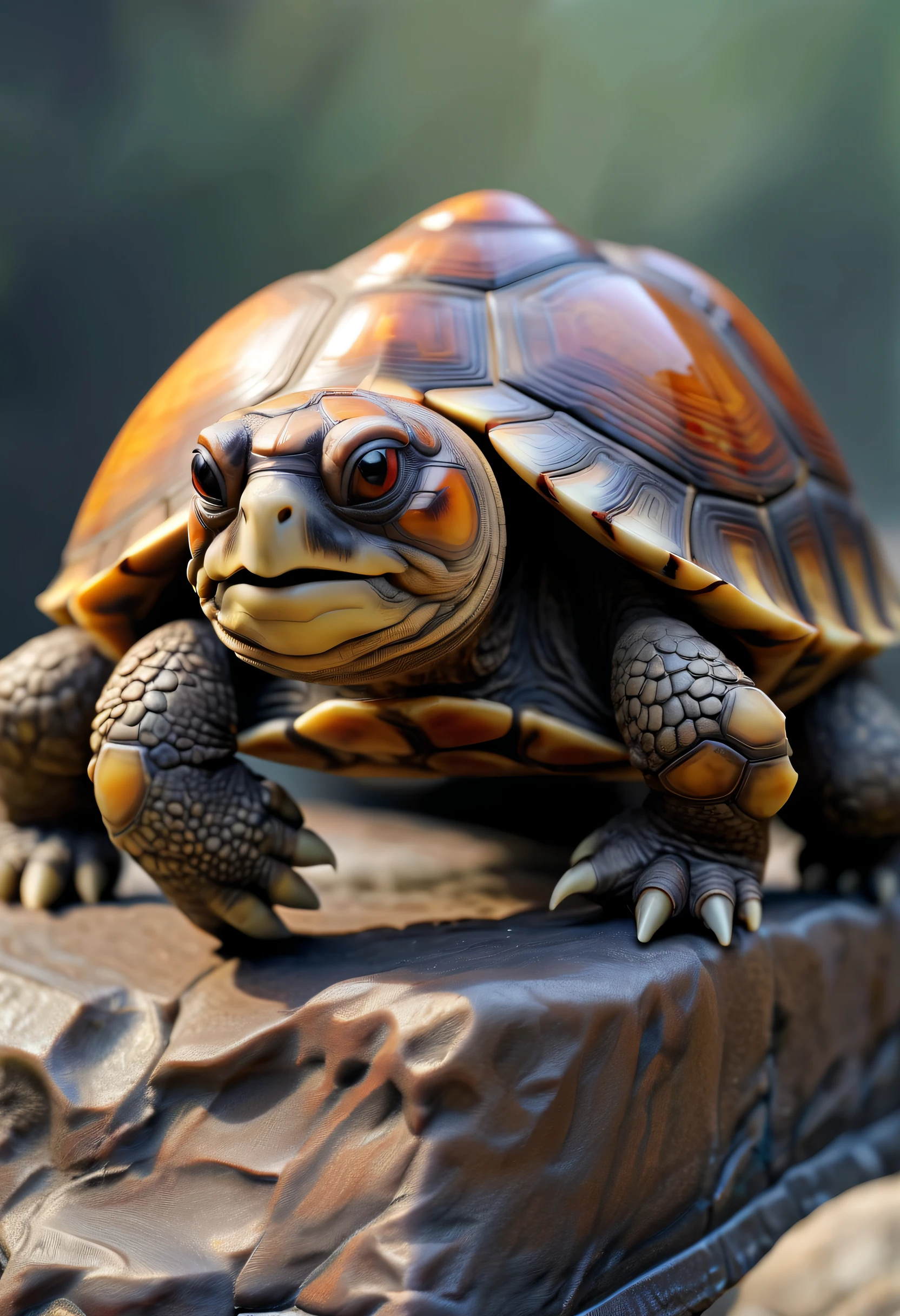 Best quality at best，tmasterpiece，超高分辨率，1（long：1.2），（finely：1.2），Turtlen，Turtle-shell dragon-headed monster，There is tortoise shell on the back，china idol，Ancient divine beasts，（The texture is very real：1.2），（Glowing colorful tortoise shell：1.3），（Real details：1.2），（[the street|Lateral face]：1.1），HighDynamicRange，