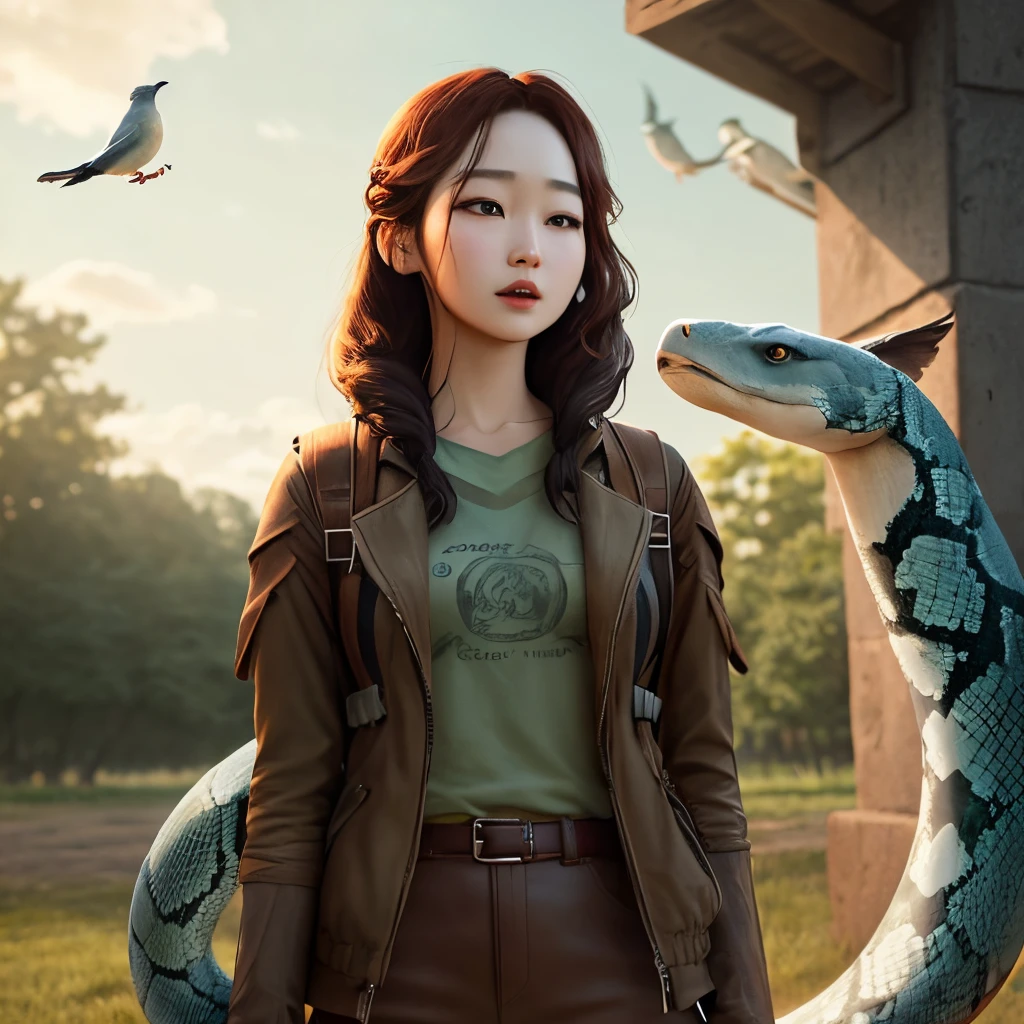 Park Sooyoung as lucy gray of the hunger games ballad of songbirds and snakes