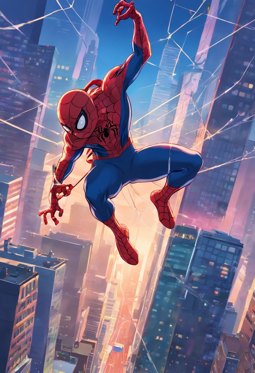 Spiderman, on the web