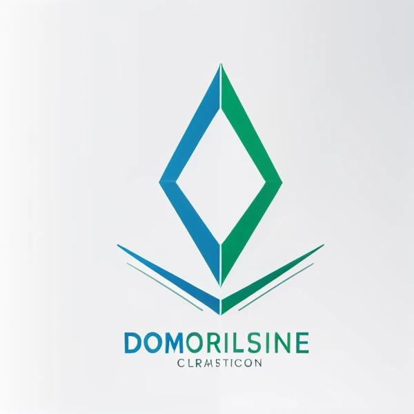 Design a logo for DomainDefine.com that exudes clarity and precision. Integrate elements symbolizing definition and understanding. Ensure a clean and straightforward design, conveying authority and expertise.