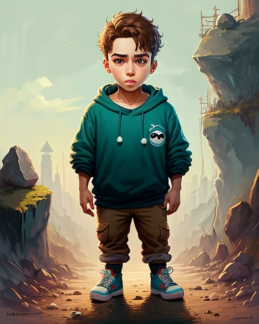 Personagem da Disney Pixar com meu rosto, loiro e olhos azuis