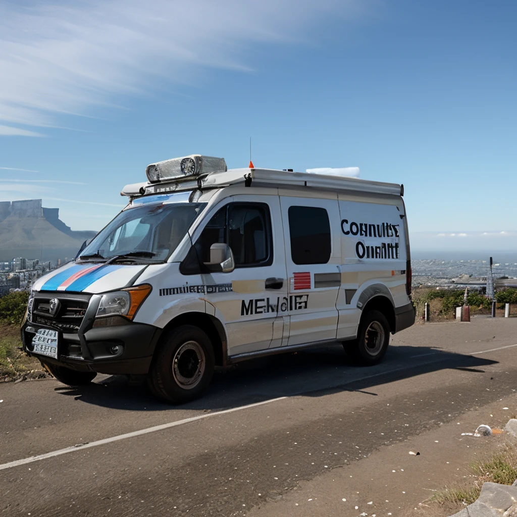 Merge community medics response vehicle on table mountain