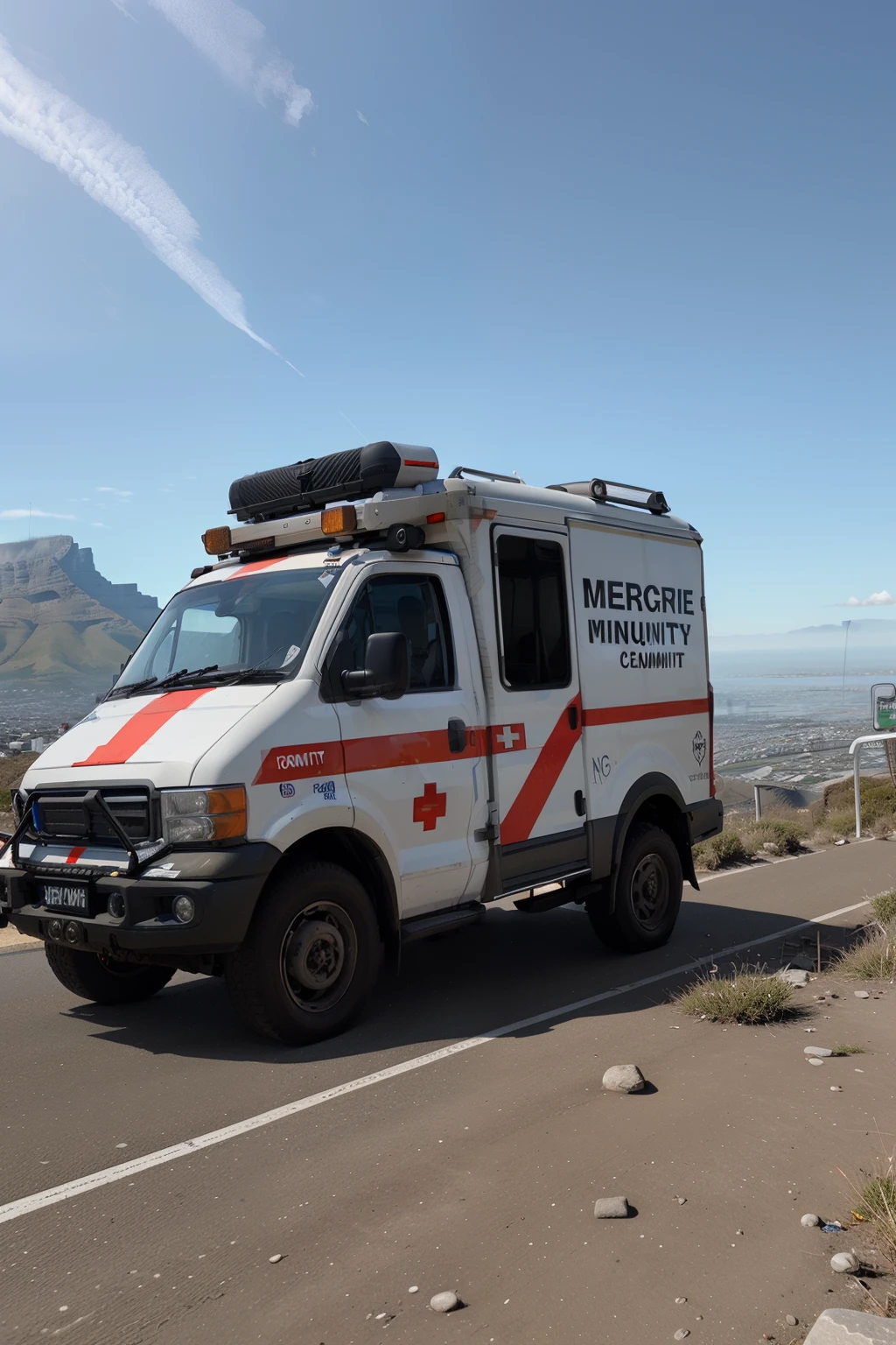 Merge community medics response vehicle on table mountain