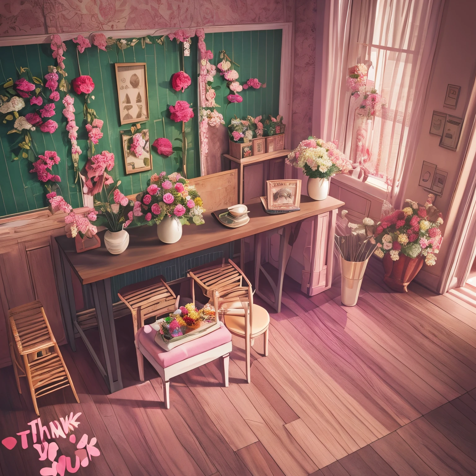 A pink thank you --auto --s2