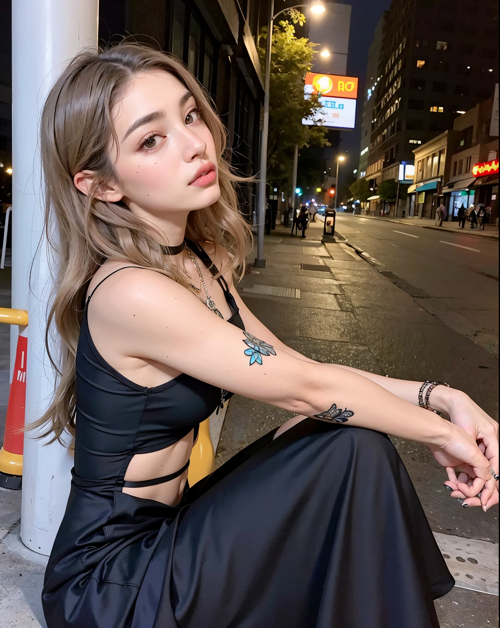 There is a woman with long black hair and a necklace in, cabelos pretos e olhos grandes, lindo rosto latino, 18 anos, pale-skinned persian girl, thick lips, Violeta Myers, Parece Fabiula Nascimento, imagem de perfil, lorde, female with long black hair, 1 6 anos, cabelo preto ondulado, pele de azeitona