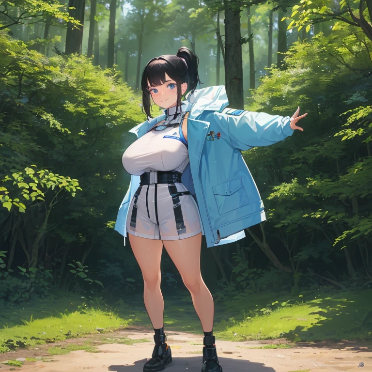 (must be follow these prompts:2.2),masterpiece,best quality,extremely detailed,(in her clothing:2.5),(adorable expression:2.6),(usual face:2.6),(pretty face:2.4),(normal body structures:2.6),(black hair:2.5),(displayed one girl on single picture:2.6),(A modern Japanese female university student who is a member of an exploration club:2.1),(The female college student is exploring the forest in her exploration clothes.:2.4),(In this forest, a horde of tentacles whose sole purpose in life is to rape women rages wildly, dripping semen from their genitals.:1.9),(The female university student looks very cute in her exploration clothes.:2.4),(The female college student was wearing her exploration clothes and walking through the forest where the tentacles were wriggling when she was attacked by a swarm of tentacles and had their raging, very thick genitals thrust violently into her vagina.:1.7),(The very thick penis that was roughly thrust into the female college student's vagina repeatedly ejaculated while occasionally swelling.:1.7),(The thick penis thrusts violently into the vagina of the female college student.:3),(The intense thrusting never stops in the female college student's vagina.:3),(Draw in high resolution detail the vagina and labia majora being forced apart:4.2),(The overly thick genitals repeatedly thrust in and out violently, tearing the flesh inside the female college student's vagina.:3),(Draw in high resolution and detail the fleshiness of the female genitals that have been forcibly spread and are under strain.:4),(He repeatedly thrust his penis into the vagina of the female college student, so hard that you could almost hear the sound.:3),(The female college student's slit, which looks like it's about to burst, is conspicuous:3),(The female college student screamed as the hideous tentacle's overly thick genitals were forcibly thrust into her vagina.:3),(Even when it was raining or night fell, the female college student continued to be violated by the violent thrusts of his overly thick penis.:3),(The violent thrusts of the raging genitals never stop, and the female college student endures intense pain.:3.3),(The female college student has been unable to do anything as her body trembles under the thrusts of a huge penis that have been going on for at least a week.),(The thick semen containing hundreds of millions of sperm fills the female college student's uterus.:1.6),(Vaginal insertion:3),(The thrusting on the female college student was extremely harsh.:4),(The female college student's vagina is filled with semen containing many sperms released by the violent tentacles.:1.9),(The female college student has a very pretty face and is .:2.2),(The thick genitals penetrating the female college student's vagina swelled greatly in her lower abdomen.:3.3),(A large number of tentacles crawled up the inner thighs of the female college student and penetrated her anus.:2.0),(The female college student is short but has a slightly plump body.:2.1),(The female college student's expedition clothing is made of durable fabric that will never tear.:3.3),(Her breasts are completely hidden under her clothes:1.9),(These were all things that happened to the female college student herself, and no one else.:3.5),(Make sure to depict the face:5.3),(Innocent face:3),(The film depicts just one female college student.:3.3),(Only the female college student appears.:4.2),(Portrait Style:5),(Unable to escape, a thick tentacle is thrust into her vagina and ejaculates inside her:4.3),(fucking through her vagina:4.3),(fucking so hard:4),(fucking into her intervaginal weak point:3),(repeating on fucking and fucking ever after:3),(The female college student still has the tentacles stuck deep in her vagina.:3),(Inescapable Tentacle Rape:4),(A female college student endures the intense pain that seems to tear her small vagina:4)