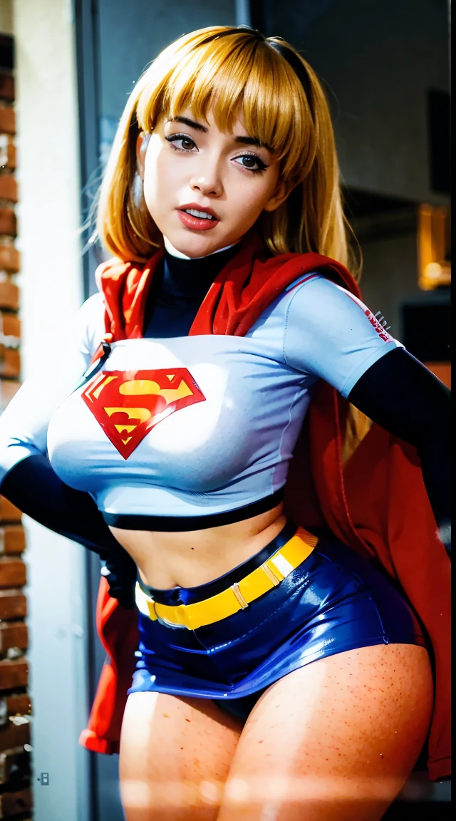 A TEEN FEMALE BOMBARDED BY ENLARGING RAYS, AS THE ENLARGING RAYS INCREASE INTENSITY THE TEEN TRANSFORMS INTO A SEXY 19 YEAR SUPERGIRL. HER BOOBS ENLARGING OUT OF CONTROLL AND HER UPPER CHEST BECOMING MASSIVE.