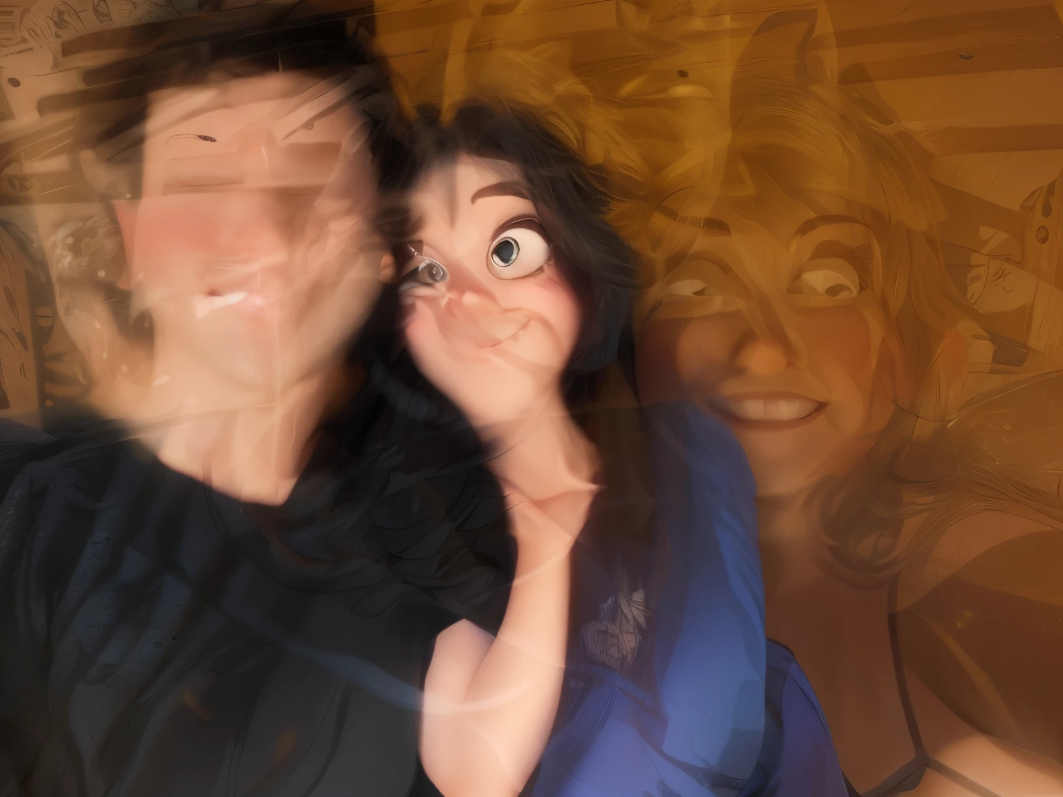turn the photos into disney pixar cartoons
