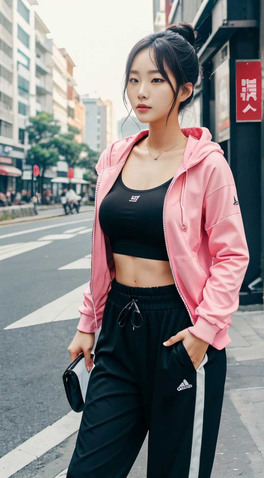 in the rhythm of the city'impetuous,Calling the hearts of Korean women,Open the magical door to sports and leisure。Discover unique fashion elements,Sports and leisure go hand in hand,Create the perfect harmony of fashion and practicality,Look at breasts 1:3。Unleash the magic of athleisure,Korean women feel the ease of traveling freely in the city。No longer bound,Life becomes like a comfortable adventure,The magic of fashion and practicality makes every step he takes full of confidence。Korean women express excitement about fashion on social media,Ignite the sports and leisure craze。More and more people are starting to follow this fashion slogan,Enjoy the magical beauty of movement and comfort