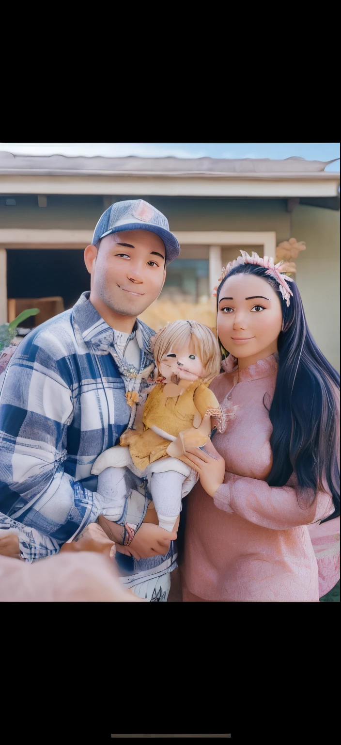 a family photo in hawaii